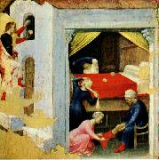 GELDER, Aert de Quaratesi Altarpiece: St. Nicholas and three poor maidens sg USA oil painting artist